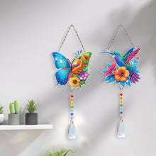 Lade das Bild in den Galerie-Viewer, 2 Stk./Set Schleifenförmiges Osterei - Sonnenfänger Fensterhänger Diamant-Windspiel