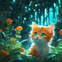 Lade das Bild in den Galerie-Viewer, Cat -Diamond painting 30*30