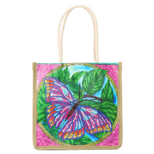 Lade das Bild in den Galerie-Viewer, Wiederverwendbare Einkaufshandtasche aus Leinen Craft Bag