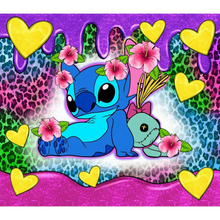 Lade das Bild in den Galerie-Viewer, Stitch- Voll Round Diamond Painting 40*35cm