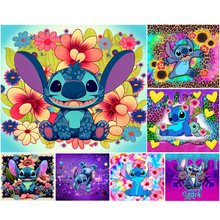 Lade das Bild in den Galerie-Viewer, Stitch- Voll Round Diamond Painting 40*35cm