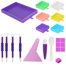 Lade das Bild in den Galerie-Viewer, Diamond Painting Perlenaufbewahrung mit Abdeckung Organizer