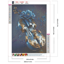 Lade das Bild in den Galerie-Viewer, Sonaten-Voll runde Diamond Painting 30*40