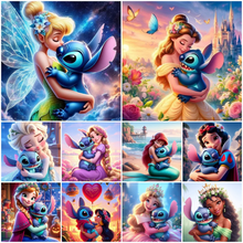 Lade das Bild in den Galerie-Viewer, Stitch-Voll Diamond Painting-30x30cm