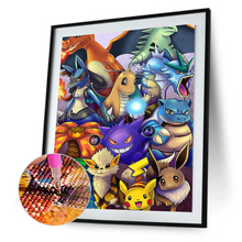 Lade das Bild in den Galerie-Viewer, (Große Größe) Pokemon- Diamond painting 30*40cm/40*50
