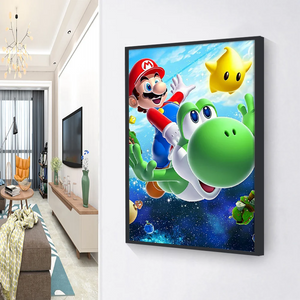 (Große Größe) Mario- Diamond painting 30*40cm/40*50