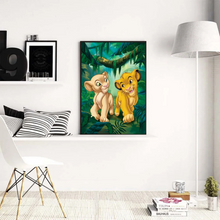 Lade das Bild in den Galerie-Viewer, (Große Größe) Disney- Diamond painting 30*40cm/40*50