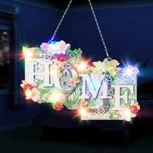 Lade das Bild in den Galerie-Viewer, HOME Mit Licht -DIY-Bastelanhänger