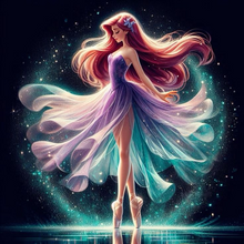 Lade das Bild in den Galerie-Viewer, Ballet Fairy Diamond Painting-40x40cm