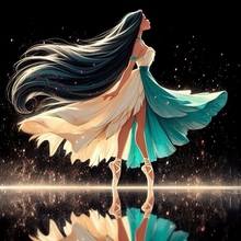 Lade das Bild in den Galerie-Viewer, Ballet Fairy Diamond Painting-40x40cm