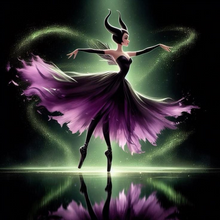 Lade das Bild in den Galerie-Viewer, Ballet Fairy Diamond Painting-40x40cm