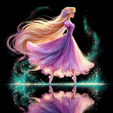 Lade das Bild in den Galerie-Viewer, Ballet Fairy Diamond Painting-40x40cm