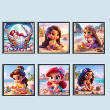 Lade das Bild in den Galerie-Viewer, (Mehrere Stile) Prinzessin Disney Voll Diamond Painting 40*40