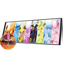 Lade das Bild in den Galerie-Viewer, Pokemon Evolution -Diamond painting 100*40CM