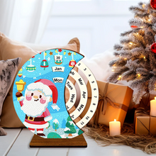 Lade das Bild in den Galerie-Viewer, DIY Rotierender Weihnachtsmann-Diamond painting -Kalender