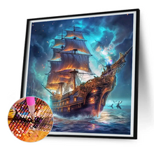 Lade das Bild in den Galerie-Viewer, Seeschiff - Full Drill Diamond Painting 40*40cm