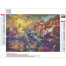Lade das Bild in den Galerie-Viewer, Disney Prinzessin - Voll Diamond Painting 30x40cm