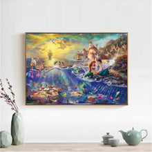Lade das Bild in den Galerie-Viewer, Disney Prinzessin - Voll Diamond Painting 30x40cm