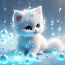 Lade das Bild in den Galerie-Viewer, Cat -Diamond painting 30*30