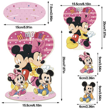 Lade das Bild in den Galerie-Viewer, DIY Mickey Minnie-Diamond Painting Ornamente