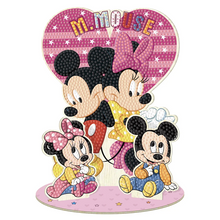 Lade das Bild in den Galerie-Viewer, DIY Mickey Minnie-Diamond Painting Ornamente