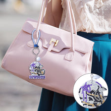 Lade das Bild in den Galerie-Viewer, NFL-Doppelseitiger Drill-Diamant-Schlüsselanhänger