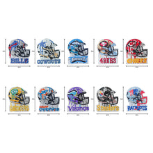 Lade das Bild in den Galerie-Viewer, NFL-Doppelseitiger Drill-Diamant-Schlüsselanhänger