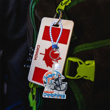 Lade das Bild in den Galerie-Viewer, NFL-Doppelseitiger Drill-Diamant-Schlüsselanhänger