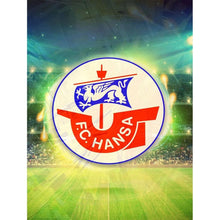 Lade das Bild in den Galerie-Viewer, Fußball Eintracht Braunschweig -Rund/Quadrat Diamond Painting