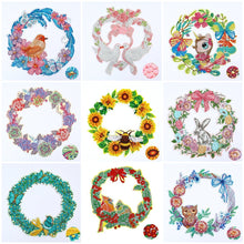 Lade das Bild in den Galerie-Viewer, DIY Diamant Malerei Kristall Strass Kranz