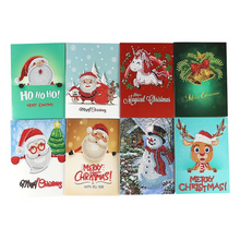 Lade das Bild in den Galerie-Viewer, 8pcs/set Christmas Greeting Cards Diamond Painting
