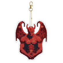 Lade das Bild in den Galerie-Viewer, Halloween-Doppelseitiger Bohrer-Diamant-Schlüsselanhänger