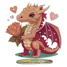 Lade das Bild in den Galerie-Viewer, Drache-Einseitiger Bohrer-Diamant-Desktop-Ornament