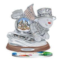 Lade das Bild in den Galerie-Viewer, Weihnachts-Desktop-Ornament mit einseitigem Drill-Diamant-Motiv