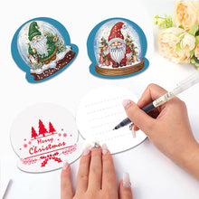 Lade das Bild in den Galerie-Viewer, 12 Stück/Set Weihnachts-Grußkarten mit Kristallkugel und Diamant