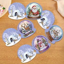 Lade das Bild in den Galerie-Viewer, 8Pcs/Set Christmas-Diamond Greeting Cards