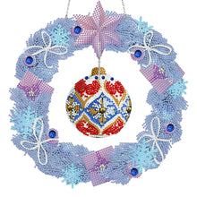 Lade das Bild in den Galerie-Viewer, Weihnachten-Einseitiger Bohrer-Diamantkranz (mit LED-Licht)