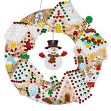 Lade das Bild in den Galerie-Viewer, Weihnachten-Einseitiger Bohrer-Diamantkranz (mit LED-Licht)