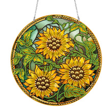 Lade das Bild in den Galerie-Viewer, Blumen-Doppelseitiger Diamant-Anhänger