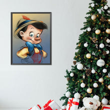 Lade das Bild in den Galerie-Viewer, Pinocchio Runden Diamond Painting-30x40cm