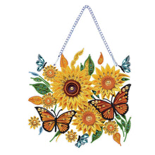 Lade das Bild in den Galerie-Viewer, Sonnenblumen-Diamant-Anhänger