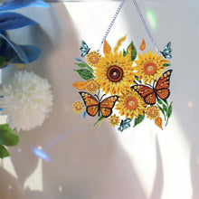 Lade das Bild in den Galerie-Viewer, Sonnenblumen-Diamant-Anhänger