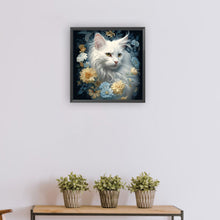 Lade das Bild in den Galerie-Viewer, Katze voll Diamond Painting-30x30cm