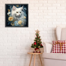 Lade das Bild in den Galerie-Viewer, Katze voll Diamond Painting-30x30cm
