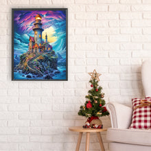 Lade das Bild in den Galerie-Viewer, Leuchtturm voll Diamond Painting-30x40cm