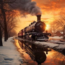 Lade das Bild in den Galerie-Viewer, Zug- Diamond Painting-30x30cm