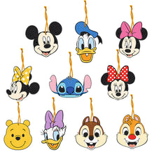 Lade das Bild in den Galerie-Viewer, Karikatur-Einseitiger Bohrer-Diamant-Anhänger