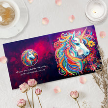Lade das Bild in den Galerie-Viewer, 8 Stück/Set Einhorn-Diamant-Grußkarten