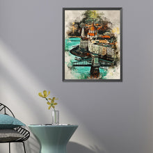 Lade das Bild in den Galerie-Viewer, Watercolor Budapest-Voller Diamond Painting-40x50cm