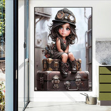 Lade das Bild in den Galerie-Viewer, Mechanic Girl-Full Square Diamond Painting-50x70cm-Large Size